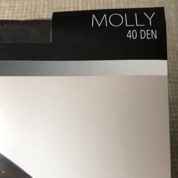 Grey Faux legging design pantyhose nylon tights New - Picture 3 of 5